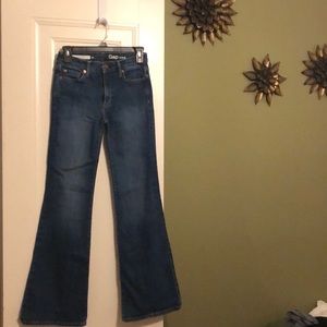 High Waisted Flare GAP Jeans